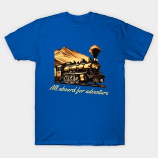 The Magic of Vintage Trains T-Shirt